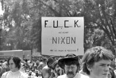 FUCK Nixon - DC Vietnam War Moratorium, 1970