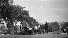 Senator Barry Goldwater at DC Vietnam War Moratorium, 1970